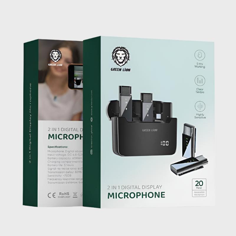 Green lion 2 in 1 Digital Microphone Dohans