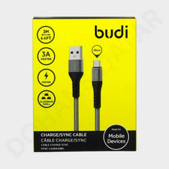 Dohans Data Cable Budi 2M Usb-A To Micro Data Cable