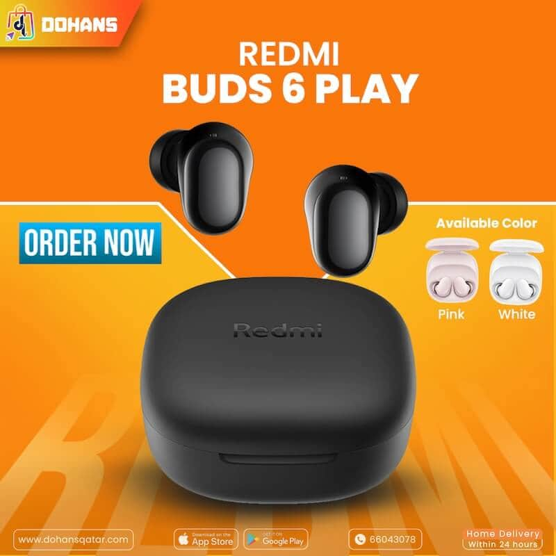 Dohans Earbuds Redmi Buds 6 Play Bluetooth Earphone