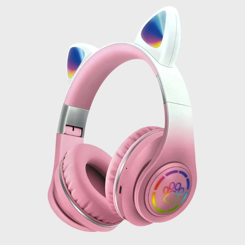 FunO M11 Cat Ear Design Wireless Headphone Dohans Qatar Mobile