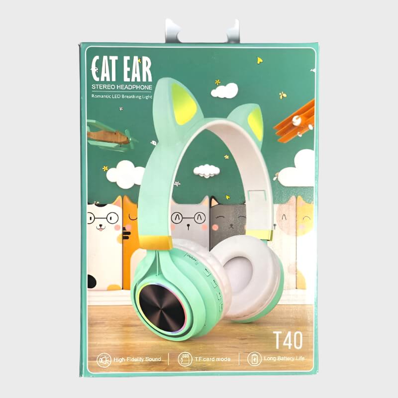 Cat Ear T40 Wireless Bluetooth Headphone Dohans