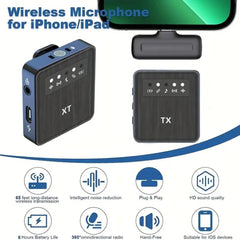 X1 Lavalier  Wireless Microphone Type-C to Lightning Dohans