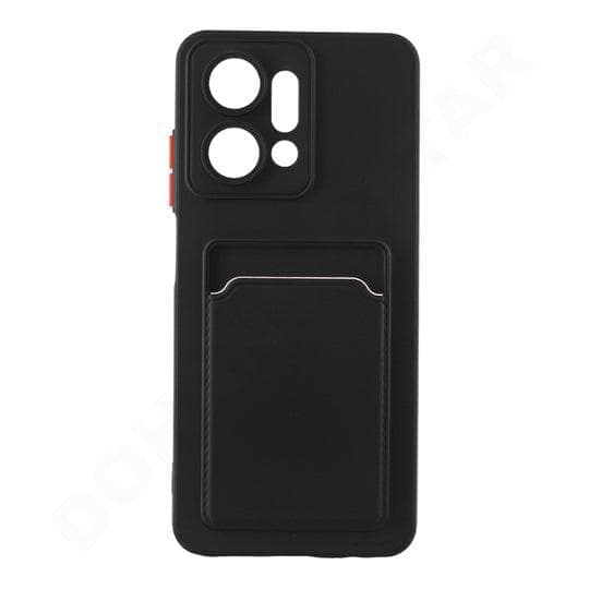 Dohans Mobile Phone case Black Honor X7A Silicone Card Holder Cover & Case