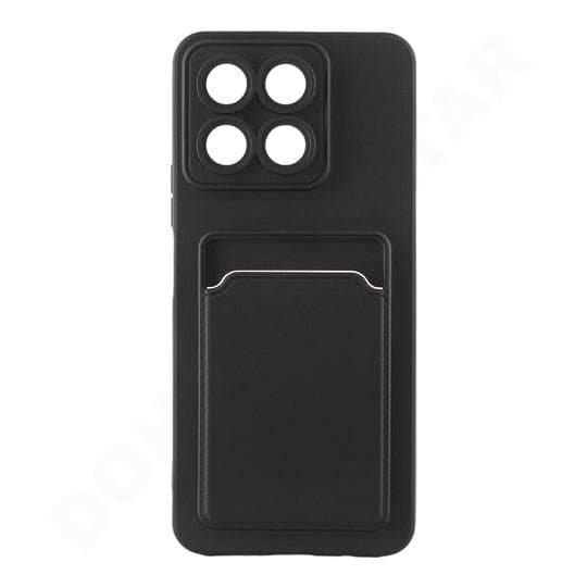 Dohans Mobile Phone case Black Honor X8A Silicone Card Holder Cover & Case