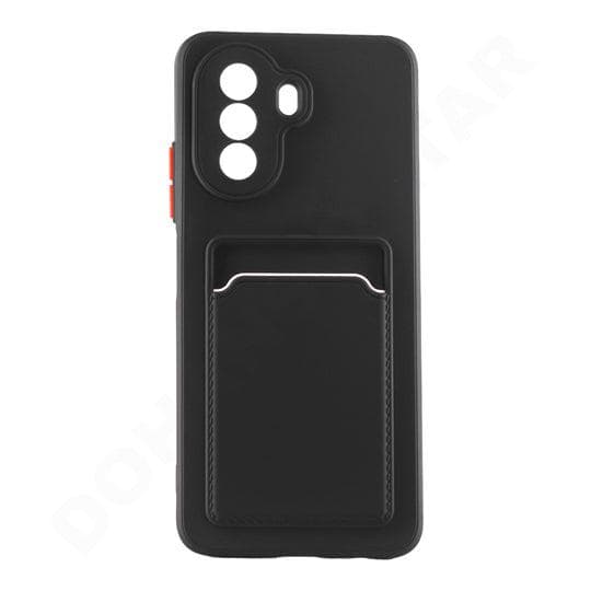 Dohans Mobile Phone case Black Huawei Nova Y70 Silicone Card Holder Cover & Case