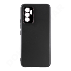 Dohans Mobile Phone case Black Vivo V23E 4G/ 5G Classic Silicone  Cover & Case