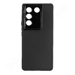 Dohans Mobile Phone case Black Vivo V27 Pro Classic Silicone  Cover & Case