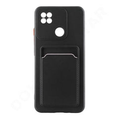 Dohans Mobile Phone case Black Xiaomi Redmi 10A Silicone Card Holder Cover & Case