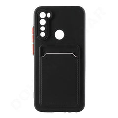 Dohans Mobile Phone case Black Xiaomi Redmi Note 8 Silicone Card Holder Cover & Case