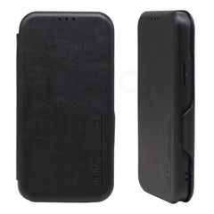 Dohans Mobile Phone Cases Black iPhone 12 JSJM Leather Book Case & Cover