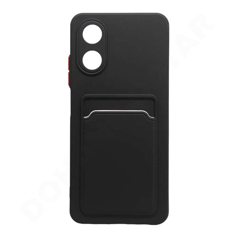 Dohans Mobile Phone Cases Black Oppo A17 Card Holder Cover & Case