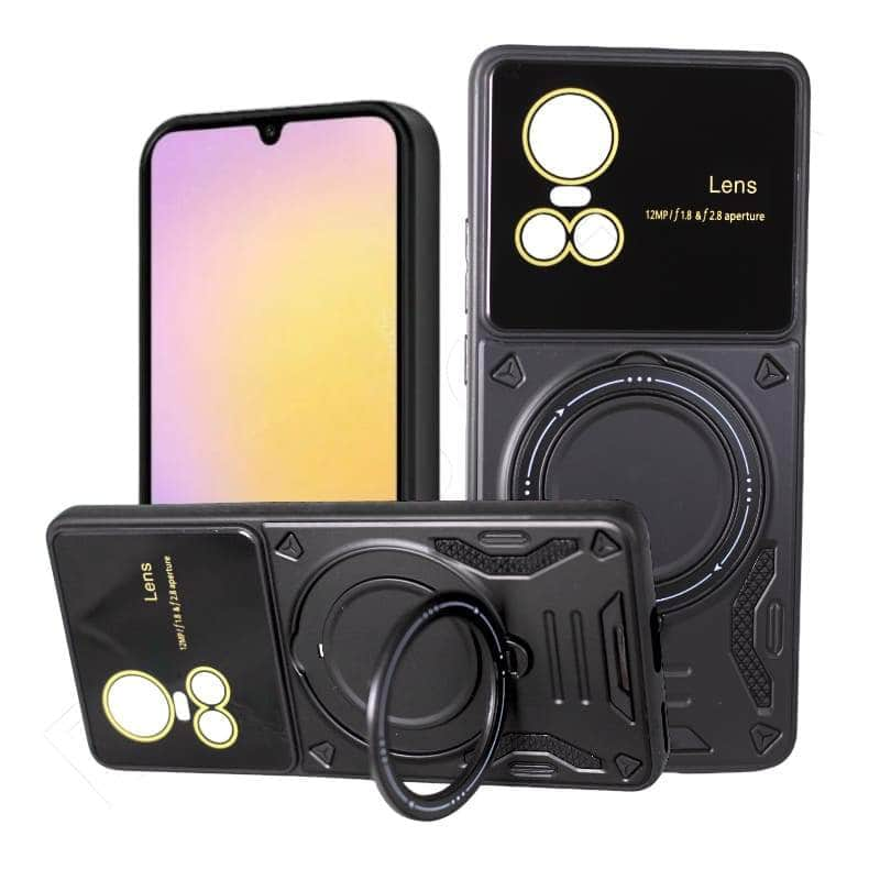 Dohans Mobile Phone Cases Black Oppo Reno10 5G/ Oppo Reno10 Pro 5G Lens Protective Hard Cover & Case