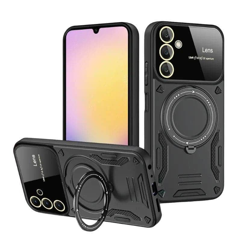 Dohans Mobile Phone Cases Black Samsung Galaxy A05S Lens Protective Hard Ring Cover & Case