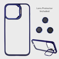 Dohans Mobile Phone Cases Blue iPhone 15 Pro Max NY Transparent Lens Protector Cover & Case