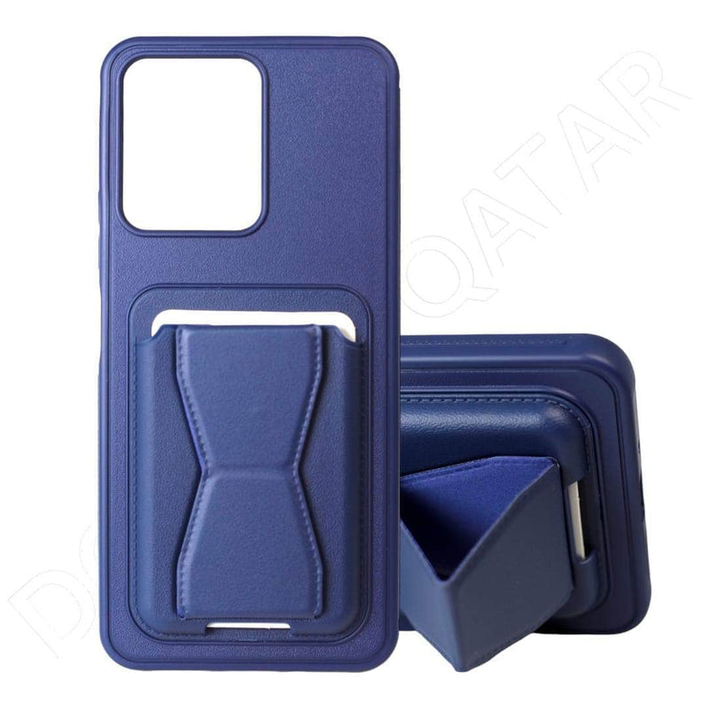 Dohans Mobile Phone Cases Blue Xiaomi Redmi 13C Card Holder Stand Case Cover & Case