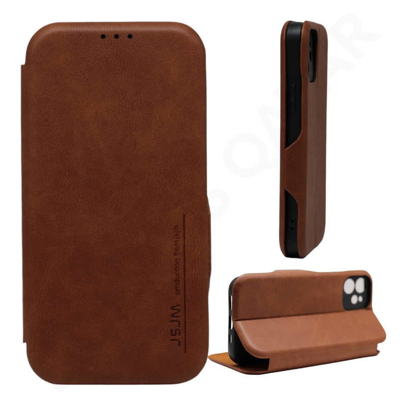 Dohans Mobile Phone Cases Brown iPhone 11 JSJM Leather Book Case & Cover