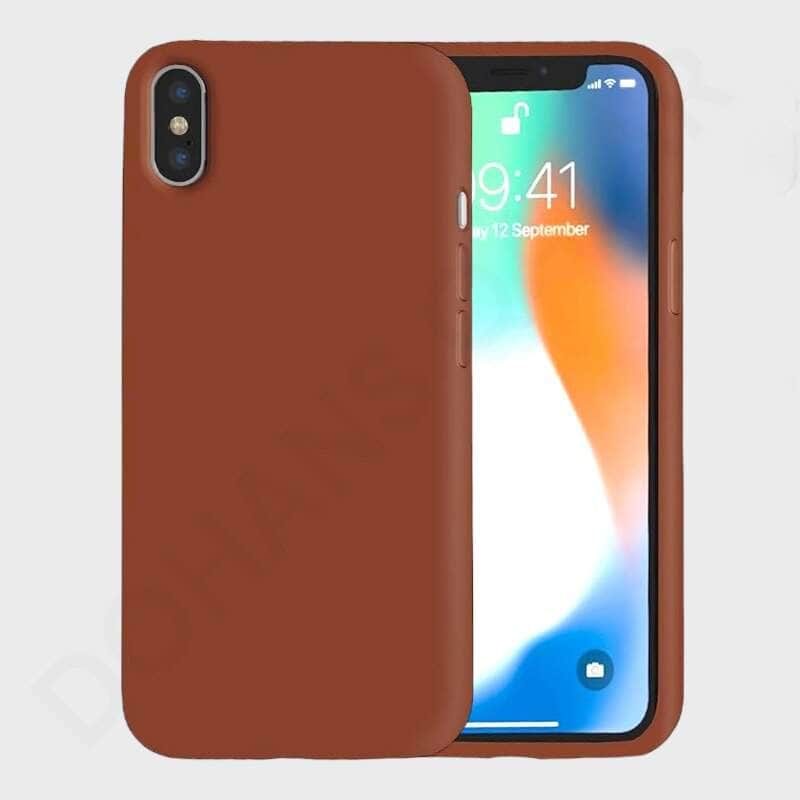 Dohans Mobile Phone Cases Brown iPhone X/ XS SILICON CASE Cover & Case