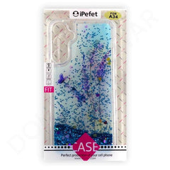 Samsung galaxy A34 5G Glitter Fancy Flower Case & Cover Dohans