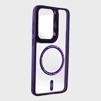 Samsung Galaxy S24 Plus MagSafe Rotating Metal Frame Magnetic Cover & Case Dohans