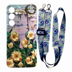 Dohans Mobile Phone Cases Color 4 Samsung Galaxy A35 Painting Lanyard Cover & Case