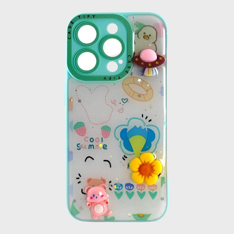 iPhone 15 Pro Max Mobimax Cartoon Soft TPU Ledies Cover & Case Dohans