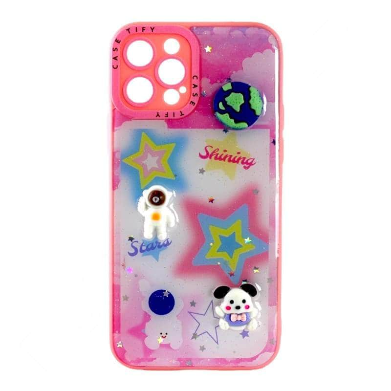 iPhone 12 Pro Mobimax Cartoon Soft TPU Ledies Cover & Case Dohans