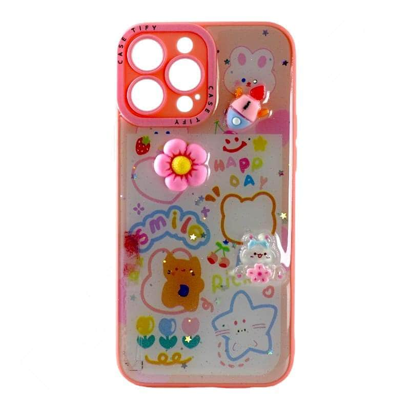 iPhone 13 Pro Mobimax Cartoon Soft TPU Ledies Cover & Case Dohans