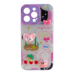 iPhone 14 Pro Max Mobimax Cartoon Soft TPU Ledies Cover & Case Dohans