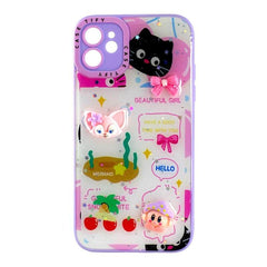 iPhone 11 Mobimax Cartoon Soft TPU Ledies Cover & Case Dohans