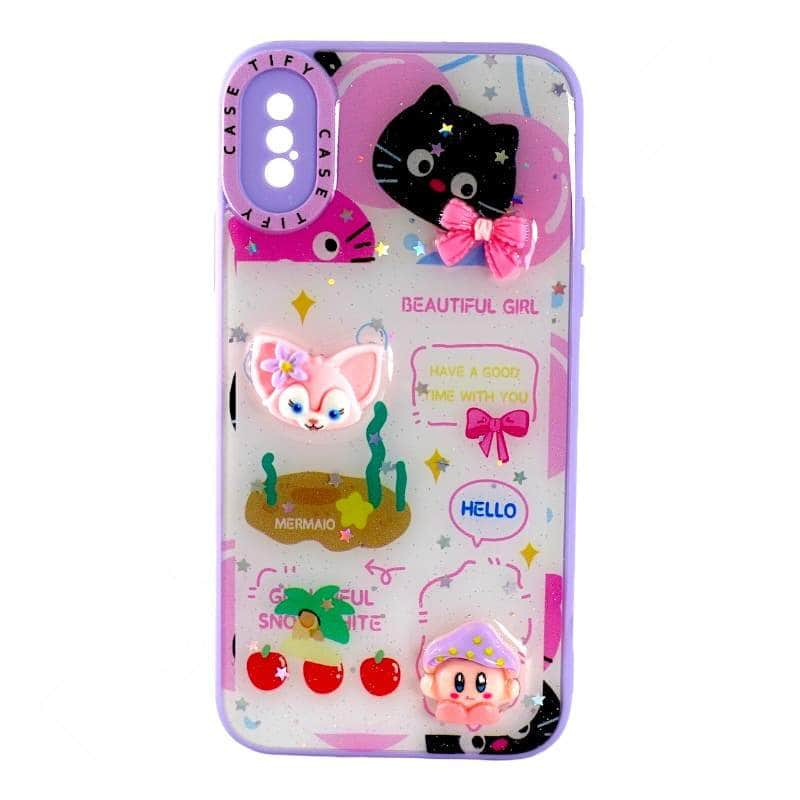 iPhone X Mobimax Cartoon Soft TPU Ledies Cover & Case Dohans