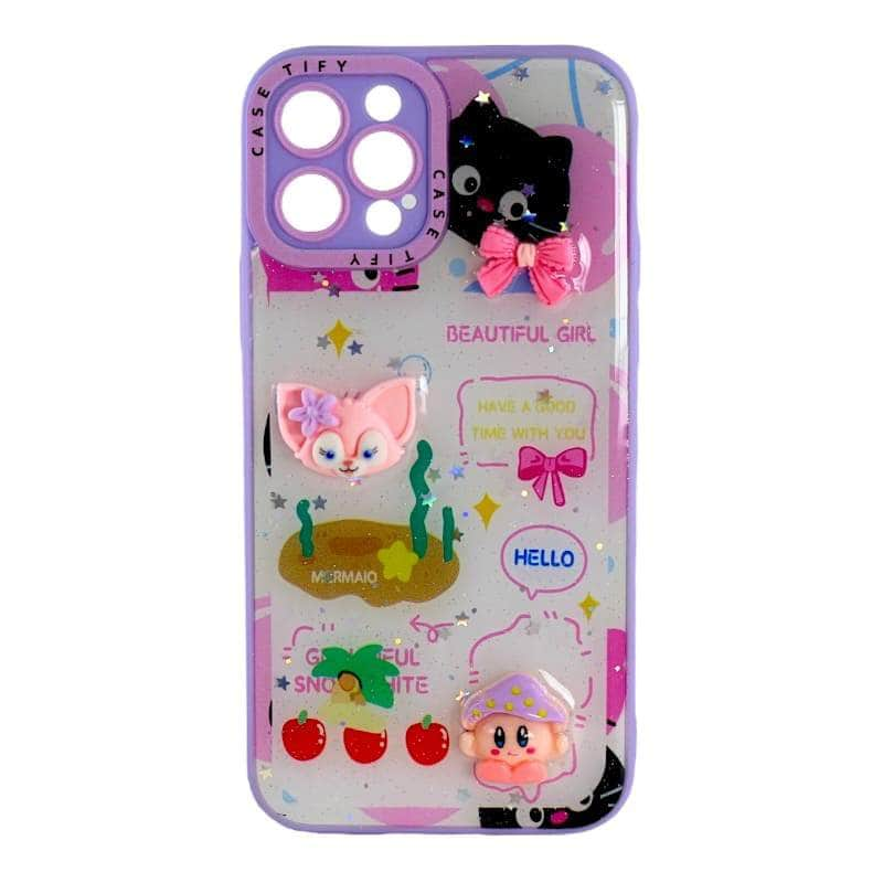 iPhone 12 Pro Mobimax Cartoon Soft TPU Ledies Cover & Case Dohans