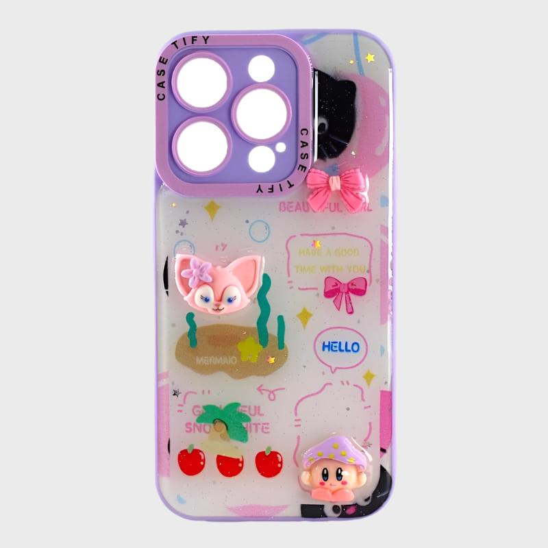 iPhone 15 Pro Max Mobimax Cartoon Soft TPU Ledies Cover & Case Dohans