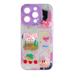 iPhone 15 Pro Mobimax Cartoon Soft TPU Ledies Cover & Case Dohans