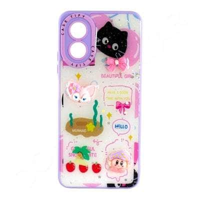 Oppo A18 Mobimax Cartoon Soft TPU Ledies Cover & Case Dohans