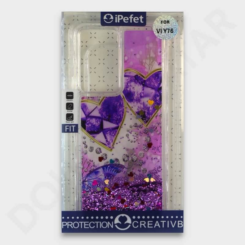 Dohans Mobile Phone Cases Glitter 3 Vivo Y74/ Y76S/ Y76 5G Glitter Case & Cover