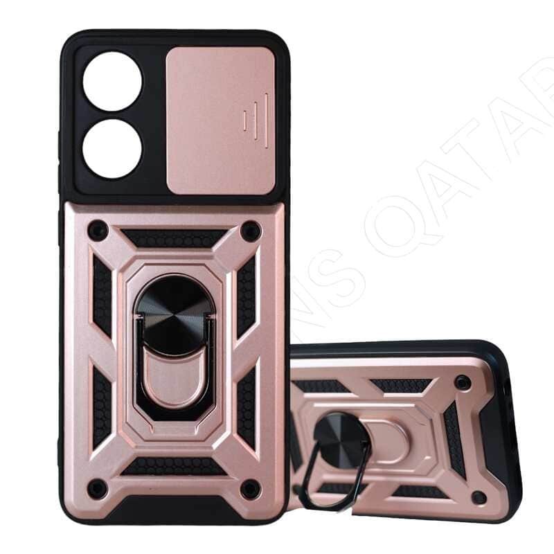 Dohans Mobile Phone Cases Gold Oppo A58 5G/ A78 5G Camera Protection Magnetic Ring Cover & Case