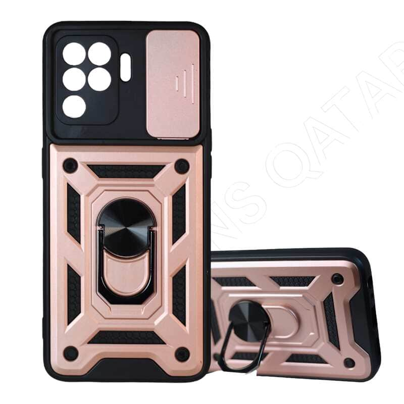 Dohans Mobile Phone Cases Gold Oppo A94/Reno5/F19Pro/Reno5 Lite Camera Protection Magnetic Ring Cover & Case