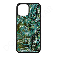 Dohans Mobile Phone Cases Green iPhone 12 3D Texture Fancy Cover & Case