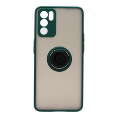 Dohans Mobile Phone Cases Green Oppo Reno 6 5G - Magnetic Ring Cover