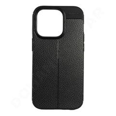 Dohans Mobile Phone Cases iPhone 14 Pro Black Leather Cover & Case