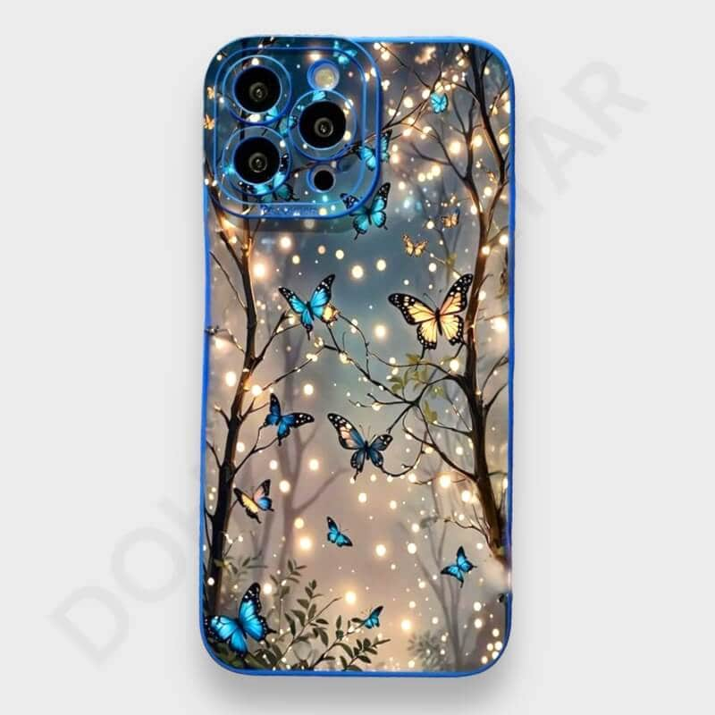 Dohans Mobile Phone Cases iPhone 15 Pro Max Butterfly Night View Cover & Case