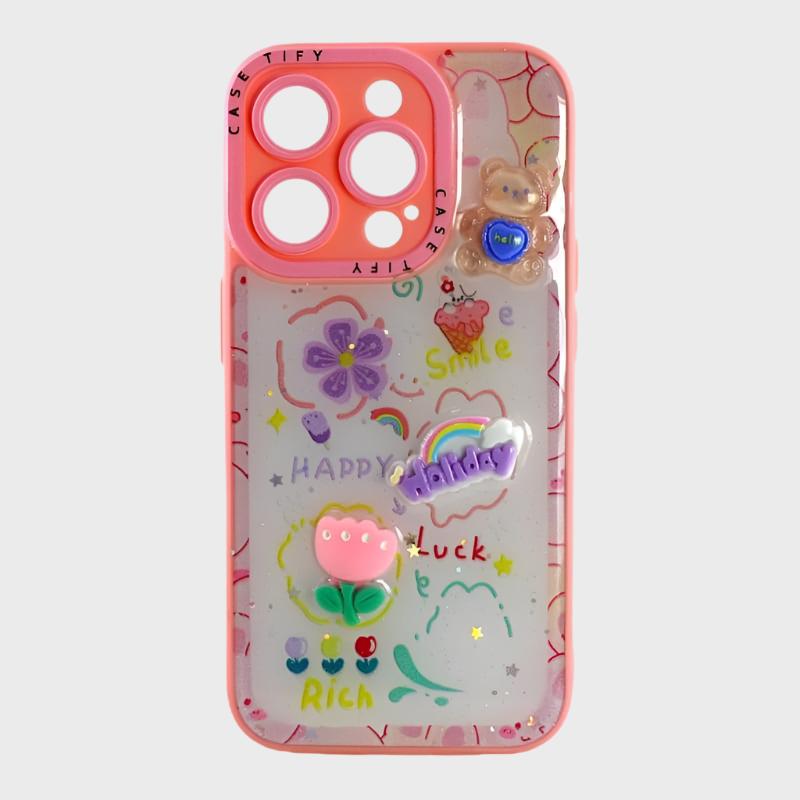 iPhone 15 Pro Max Mobimax Cartoon Soft TPU Ledies Cover & Case Dohans