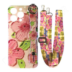 Dohans Mobile Phone Cases iPhone 15 Pro Painting Lanyard Cover & Case