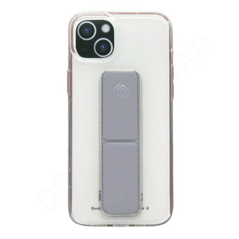 Dohans Mobile Phone Cases light grey iPhone 14 Plus Transparent Stand Cover & Cases