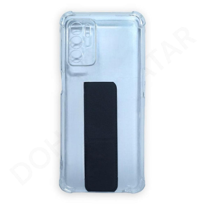 Oppo A16 Transparent Magnetic Strap & Stand Cover & Case Dohans