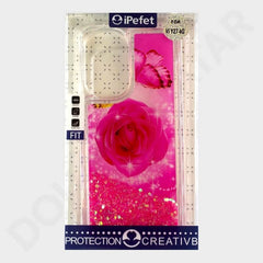 Dohans Mobile Phone Cases Option 1 Vivo Y27  Glitter Back Flower Case & Cover