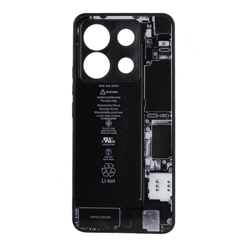 Xiaomi Redmi Note 13 Pro Circuit Print Cover & Case Dohans