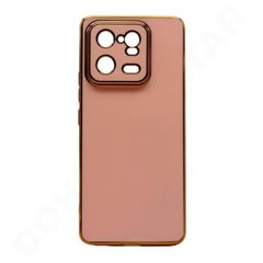 Xiaomi 13 Pro Gold Frame Silicone Case & Cover Dohans