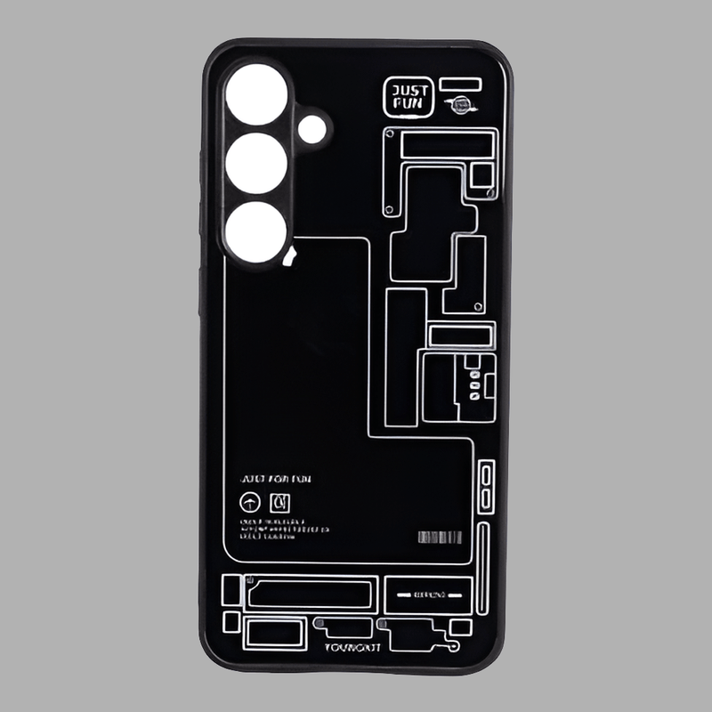 Dohans Mobile Phone Cases option-4 Samsung Galaxy S24 Plus Circuit Print Cover & Case