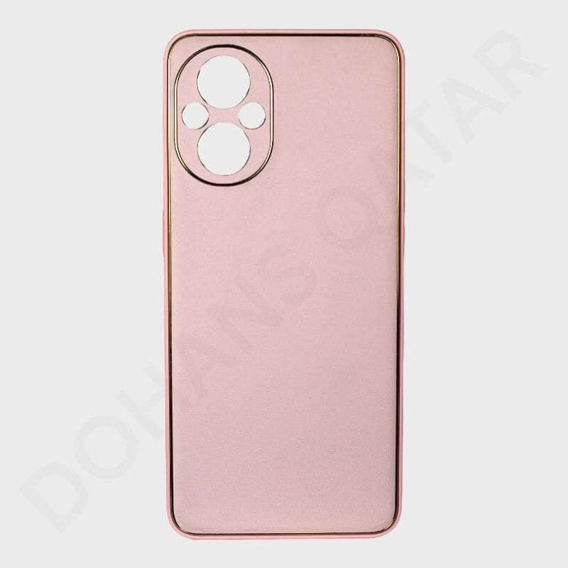 Dohans Mobile Phone Cases Pink OnePlus Nord N20/ Reno 7i Gold Plated Leather Cover & Case